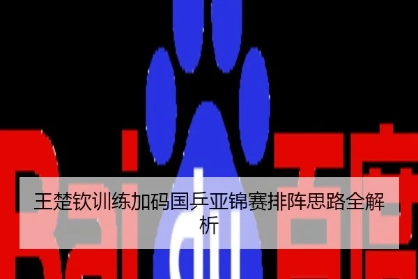 王楚钦训练加码国乒亚锦赛排阵思路全解析